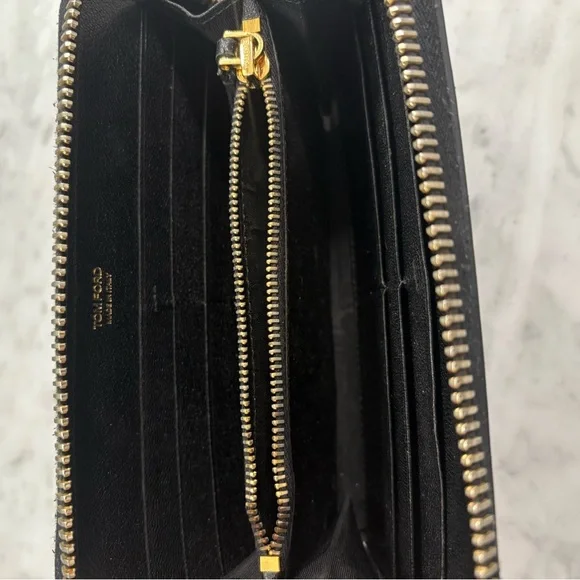 Tom Ford Black Leather Wallet